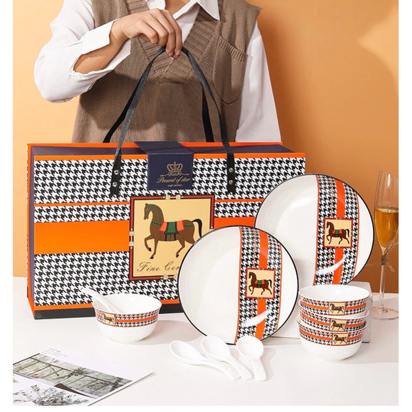 HERMES エルメス　VIP 3点セット エルメス 食器 ペア HERMES 009883P CHEVAL DORIENT シュヴァル