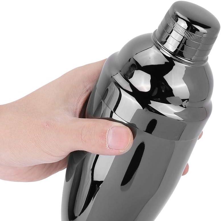 American Black Cobbler Shaker | Cocktail Shaker | Professional Bartender | 550 ML
