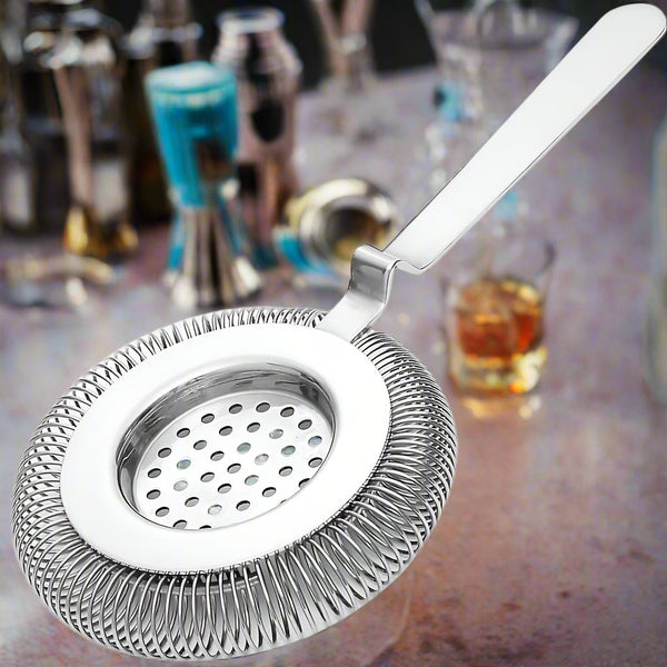Hawthorne Strainer - Calabrese - Mirror Finish | Premium | Stainless Steel Cocktail Strainer