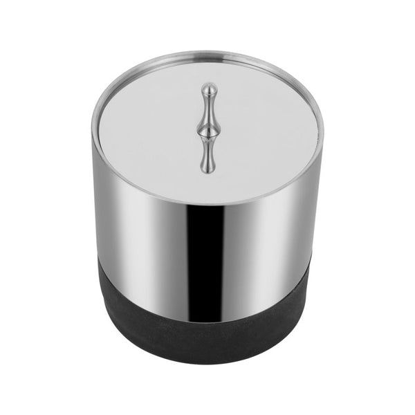 Dual Black Ice Bucket | Stylish Insulated Barware for Ice & Beverage Cooling | Premium Drinkware Accessory