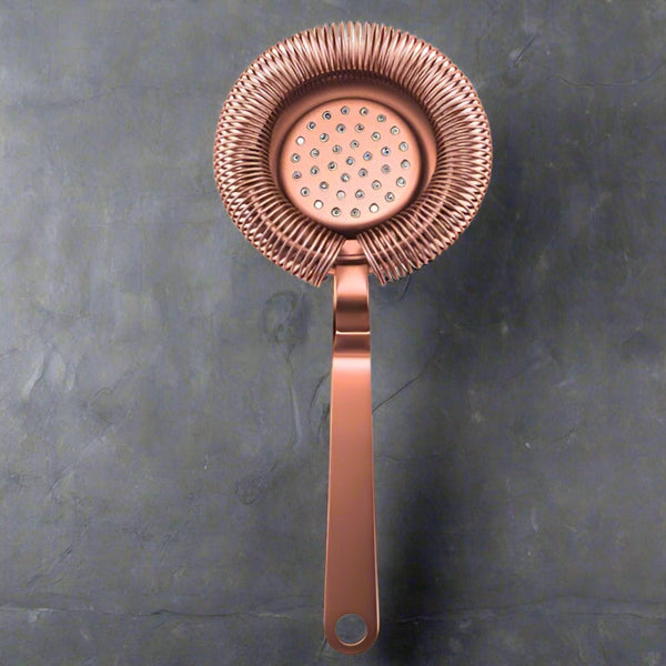 Hawthorne Strainer - Calabrese - Copper Finish | Premium | Stainless Steel Cocktail Strainer