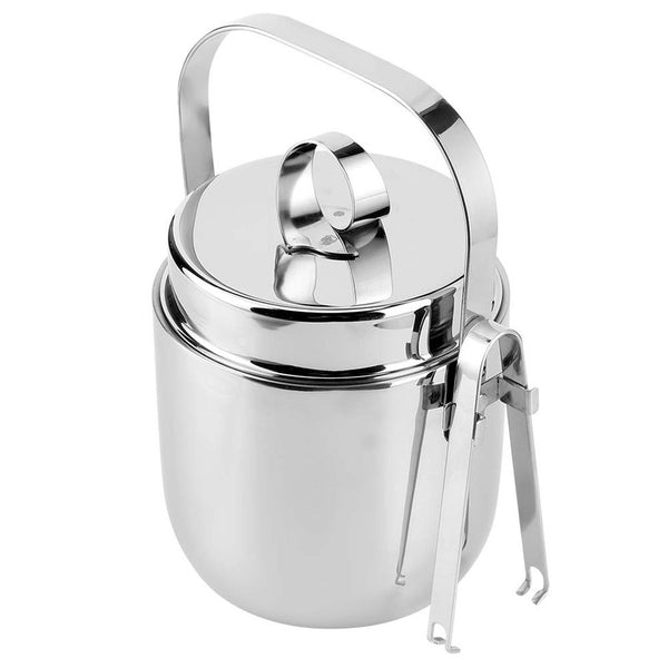 Double Ice Bucket Dx | Premium Insulated Barware for Ice & Beverage Cooling | Stylish Stainless Steel Design