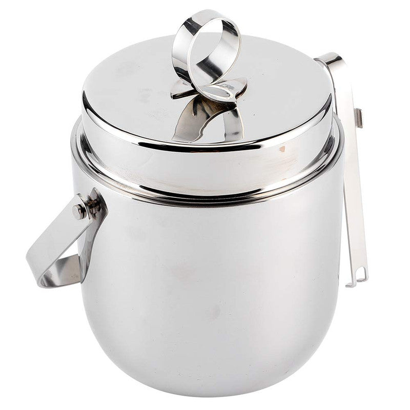 Double Ice Bucket Dx | Premium Insulated Barware for Ice & Beverage Cooling | Stylish Stainless Steel Design
