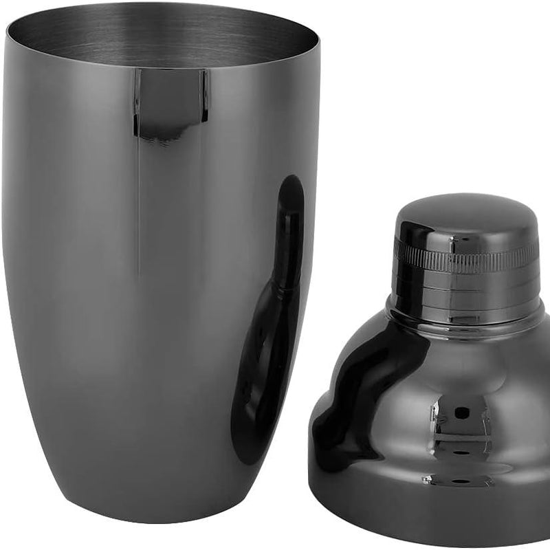 American Black Cobbler Shaker | Cocktail Shaker | Professional Bartender | 550 ML