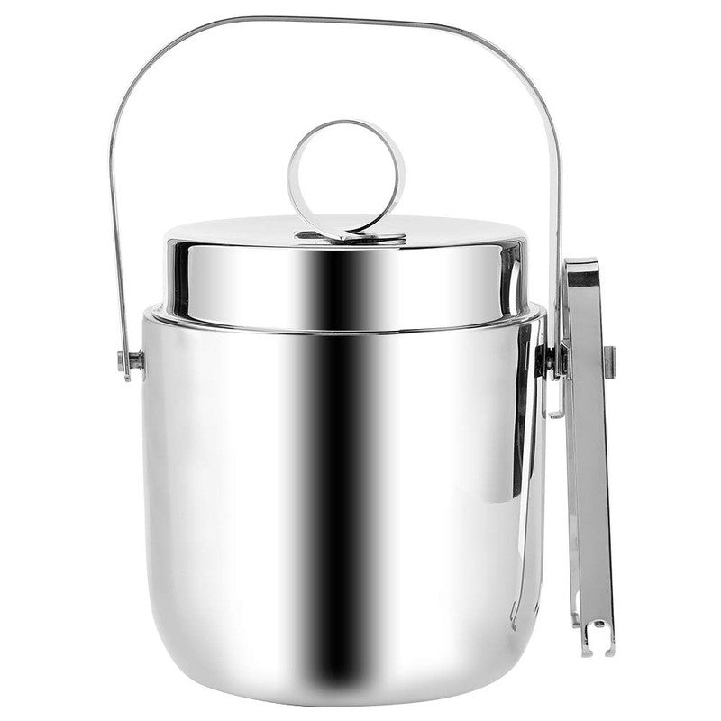 Double Ice Bucket Dx | Premium Insulated Barware for Ice & Beverage Cooling | Stylish Stainless Steel Design