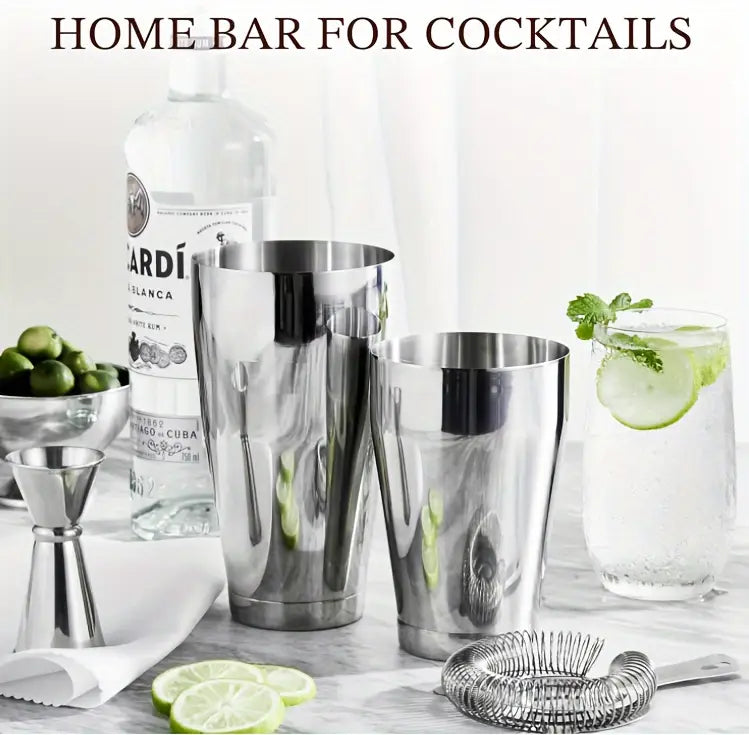 Mirror Boston Shaker | Tin On Tin  | 750 ML | Cocktail Shaker