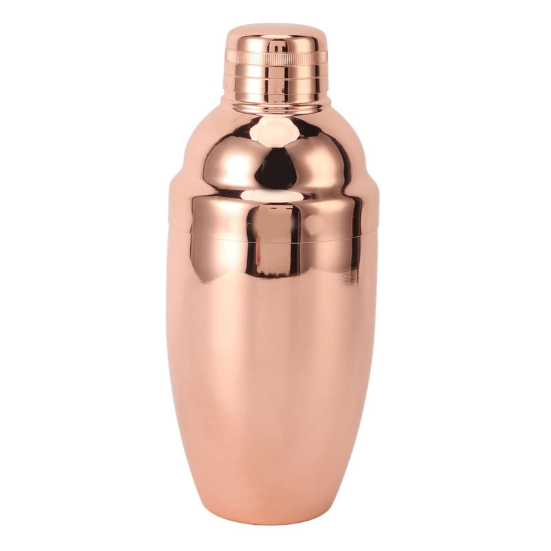 American Copper Cobbler Shaker | Cocktail Shaker | Professional Bartender | 550 ML