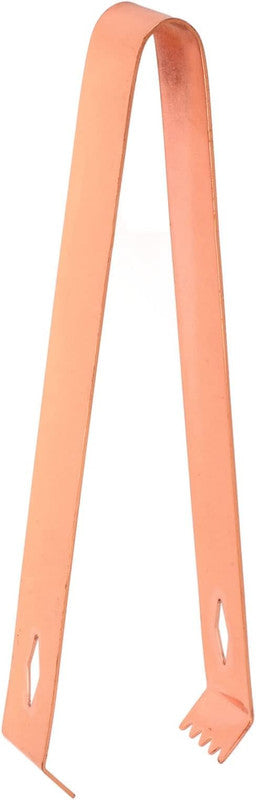 Copper Diamond Ice Tongs | Elegant Barware for Serving Ice & Garnishes | Premium Cocktail Accessory
