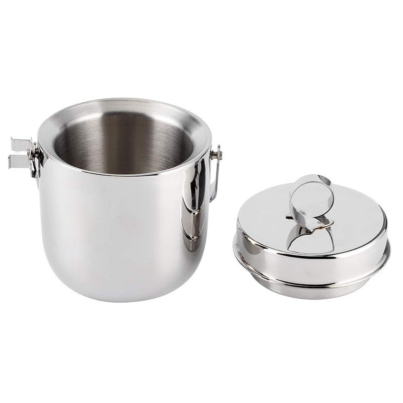 Double Ice Bucket Dx | Premium Insulated Barware for Ice & Beverage Cooling | Stylish Stainless Steel Design