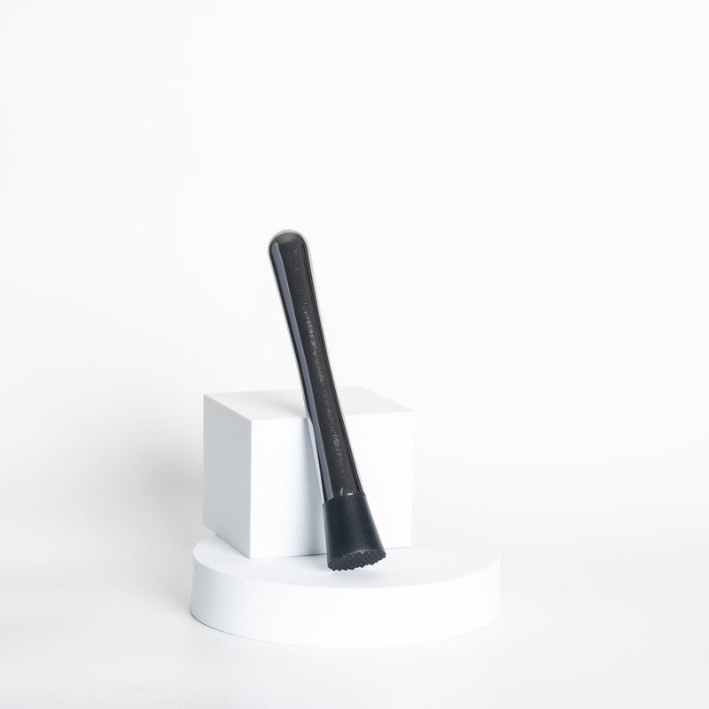 Black-Finish Cocktail Muddler | Stainless Steel Bar Tool for Mixing & Mashing | Premium Bartender Essentials