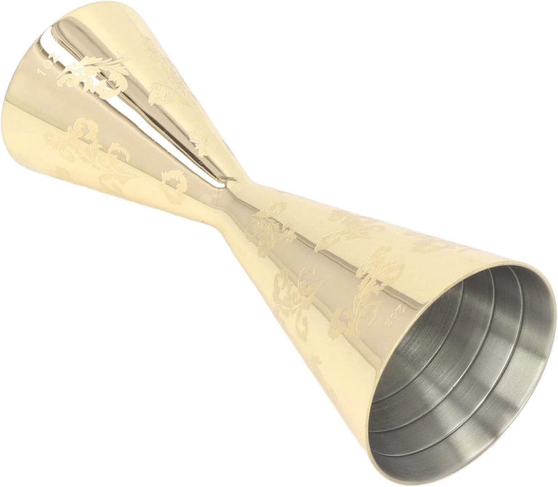 Jigger 30/60 ML -Gold Leaf - Premium Double-Side Cocktail Measure