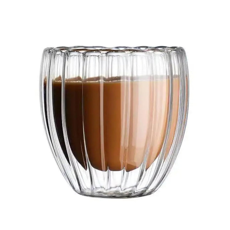 Double Wall Tumbler - 300 ML | Borosilicate Glass, Perfect for Hot & Cold Drinks