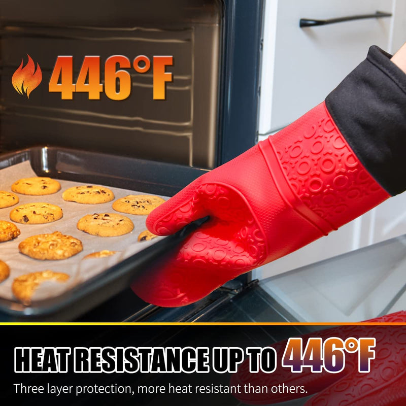 Professional Large Silicone Oven Gloves
