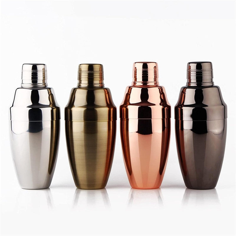 American Gold Cobbler Shaker | Cocktail Shaker | Professional Bartender | 550 ML