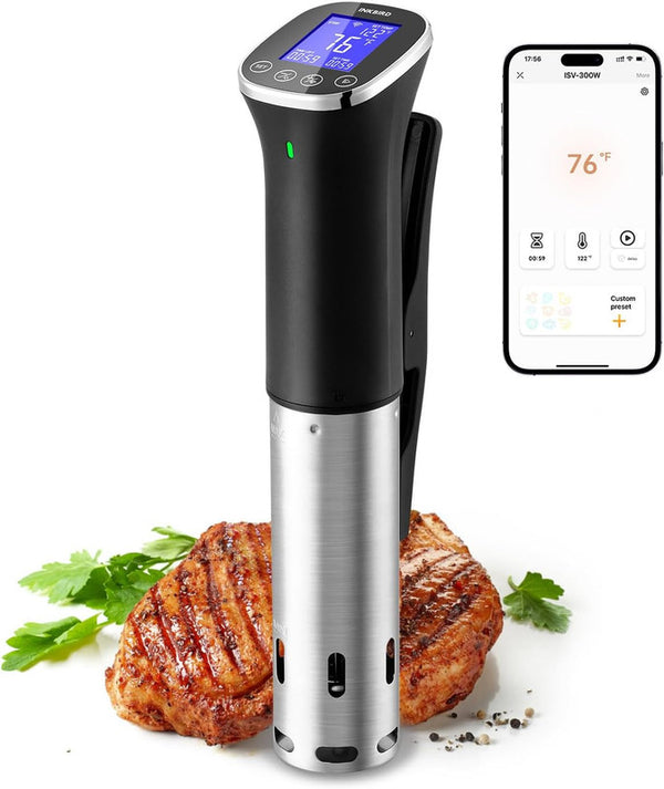 ProSeries INSV003 WiFi Sous Vide - 300 | 1000W Immersion Circulator | IPX7 Waterproof