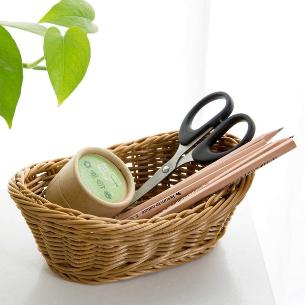 Oval Rattan Basket – Lightweight & Durable Storage for Kitchen, Pantry & More