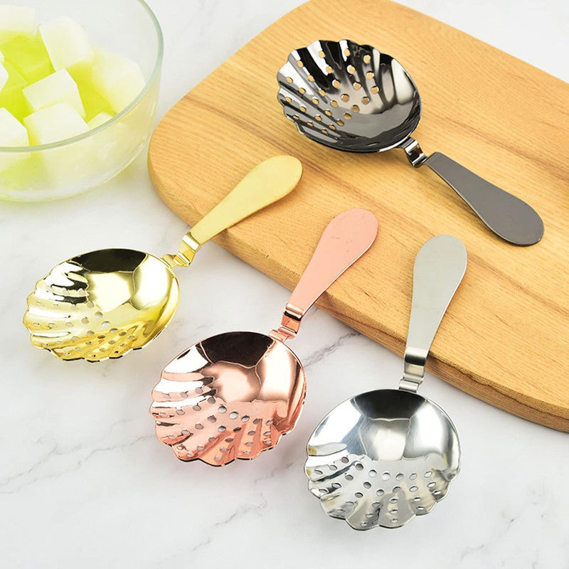 Julep Strainer - Shell - Gold Finish | Premium | Cocktail Strainer