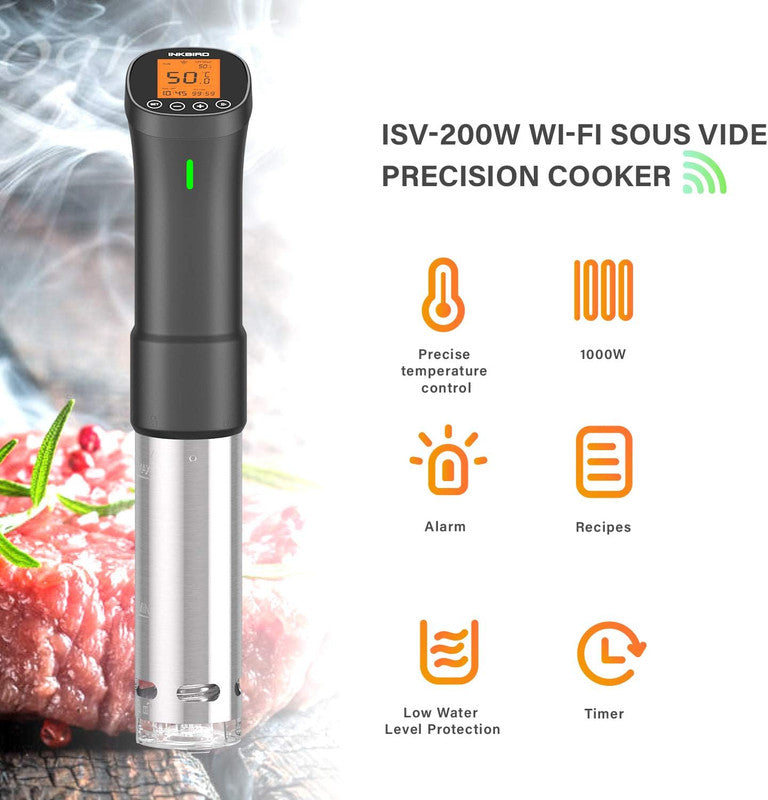 ProSeries INSV002 WiFi Sous Vide - 200 | Precision Immersion Circulator with App Control