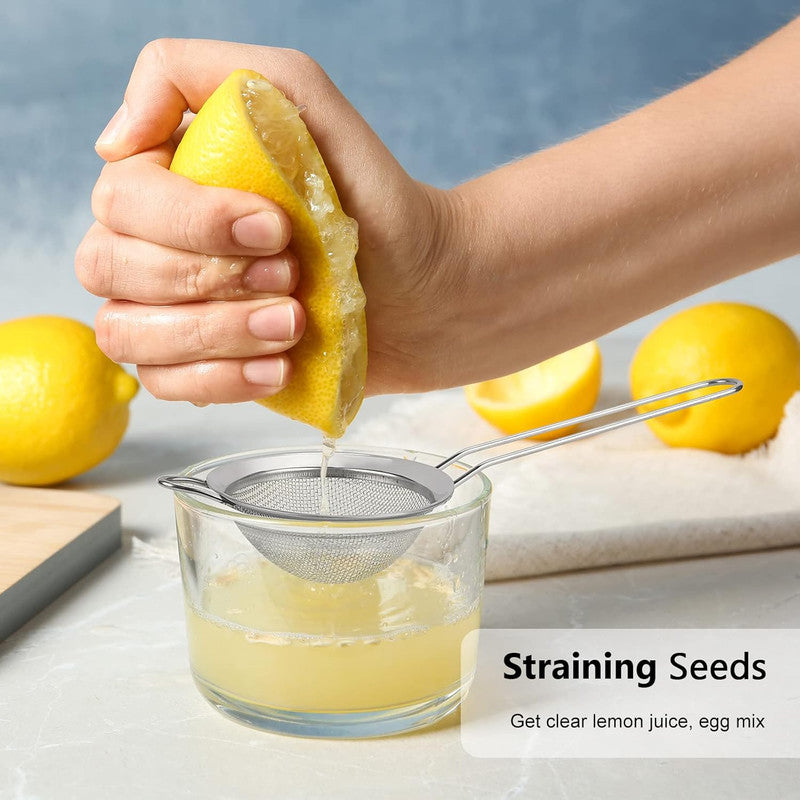 Bar Strainer - Double Net - Mirror Finish | Premium | Cocktail Strainer