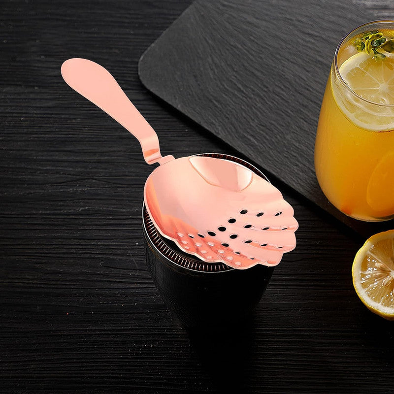 Julep Strainer - Shell - Copper Finish | Premium | Cocktail Strainer