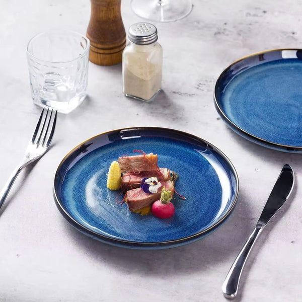 Dessert Plate Rim 7.5" Celemine - 2 PC Porcelain High Quality