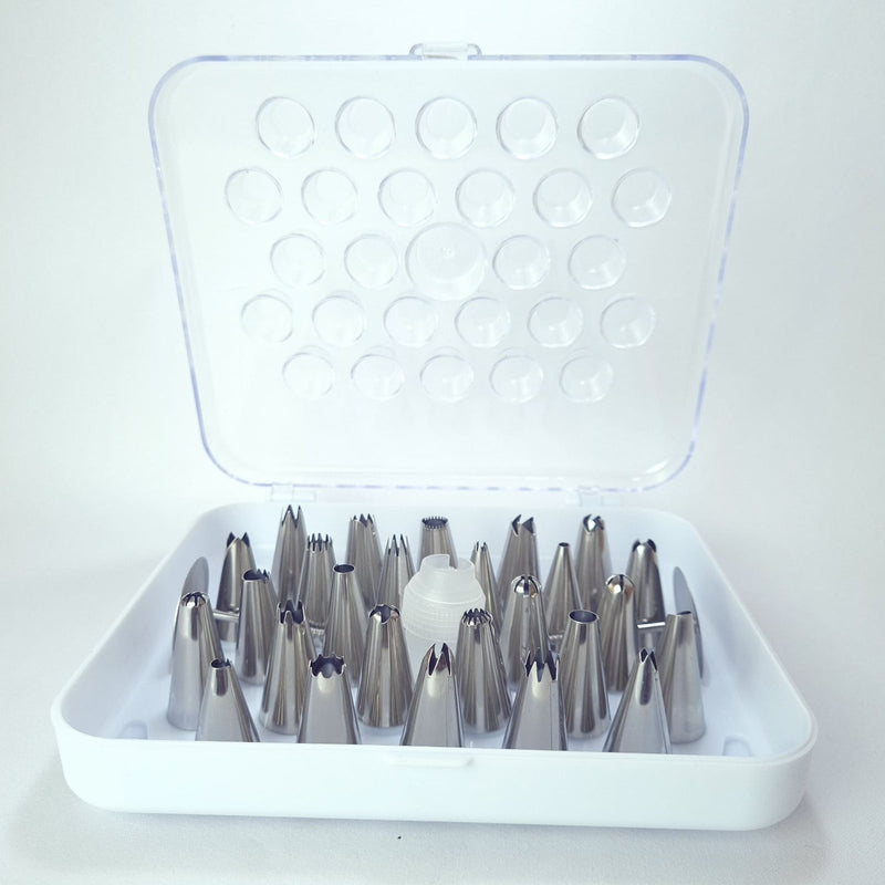 26 Pieces Decorative Pastry Nozzles Set – Stainless Steel Cake Decorating Tool