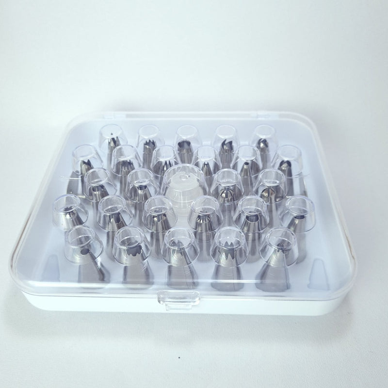 26 Pieces Decorative Pastry Nozzles Set – Stainless Steel Cake Decorating Tool