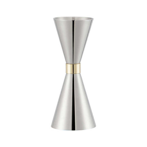 Mirror Jigger 30/60 ML - Euro Style - With Ring - Premium Cocktail Measure