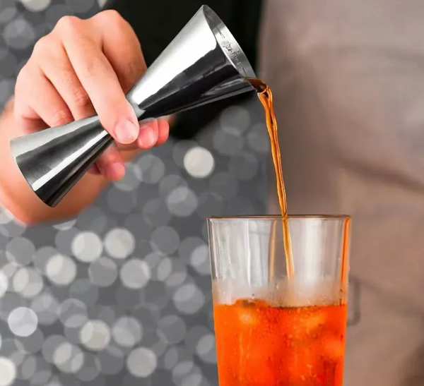 Black Jigger 30/60 ML - Euro Style - Premium Cocktail Measure
