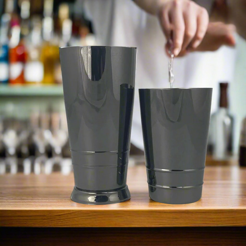 Black Boston Shaker | With Ring | 750 ML | Cocktail Shaker