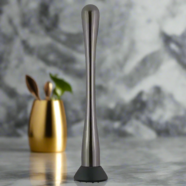 Black Cocktail Muddler | Durable Bar Tool for Muddling & Mixing | Essential Bartender Accessory
