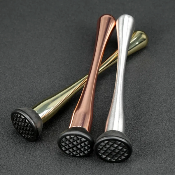 Copper Slim Cocktail Muddler | Stylish Bar Tool for Muddling & Mixing | Premium Bartender Essential