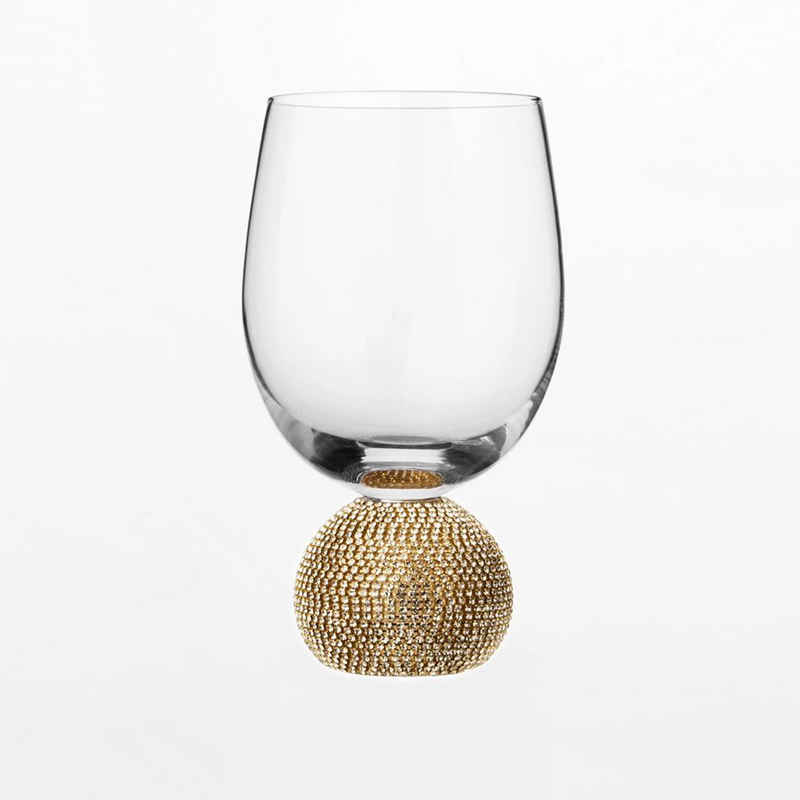 Luxury Crystal & Diamond Tumbler Set of 2 | 350 ML Elegant Glassware for Whiskey, Cocktails & Spirits | Premium Barware Collection