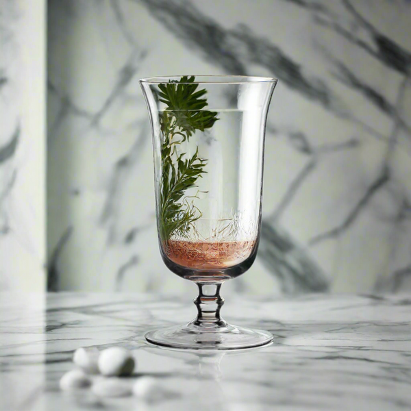 Japanese Hurricane Glass Set of 2 |  310 ML Drinkware for Tropical Cocktails & Beverages | Premium Glassware Collection