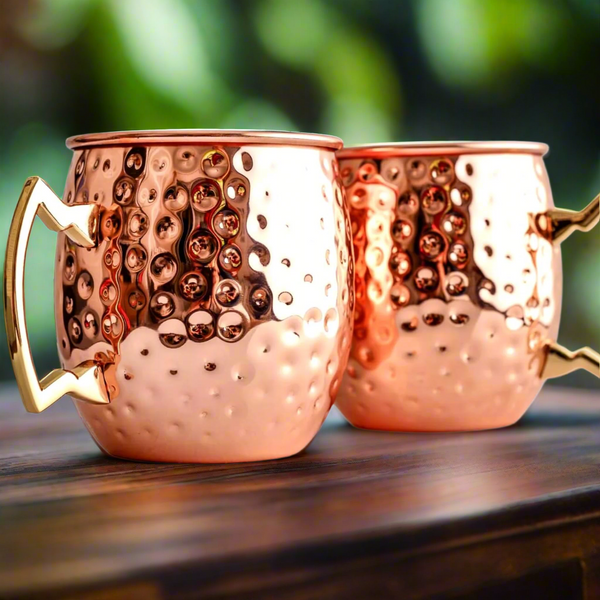 Moscow Mule Copper Cup – Elegant Waist Mug for Cocktails & Mixed Drinks