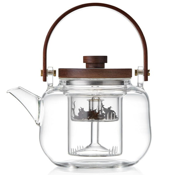 Unbreakable Glass Teapot with Infuser – 1100ML