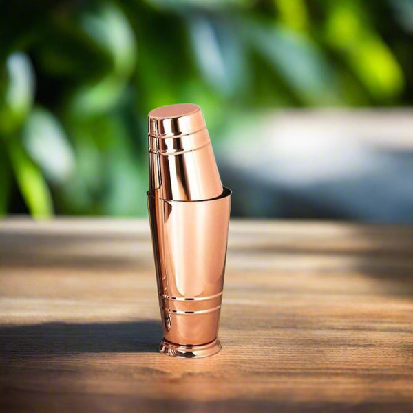 Copper Boston Shaker | With Ring | 750 ML | Cocktail Shaker