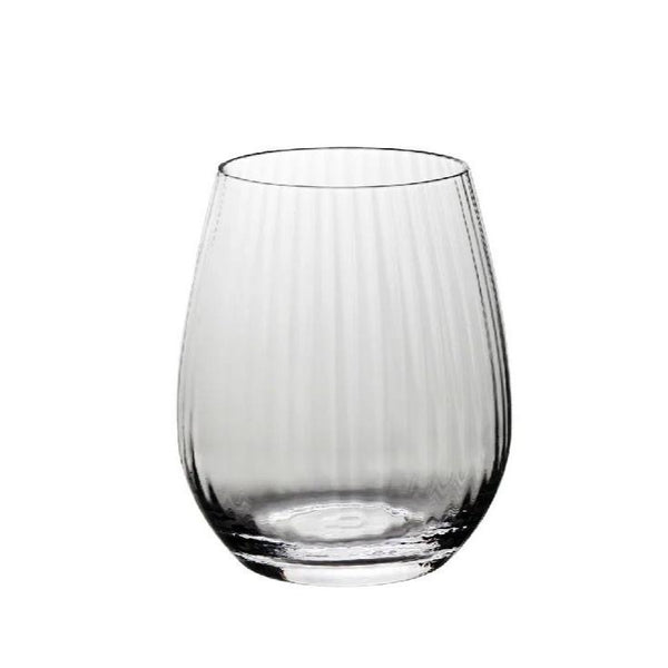 Nordic Water Glass Set of 4 420 ML | Stylish Numbered Drinkware for Everyday Use | Elegant Barware & Tableware Collection