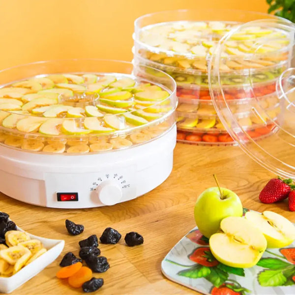 Garnish Digital Round Food Dehydrator | 5-Tray Electric Dehydrator for Fruits, Vegetables