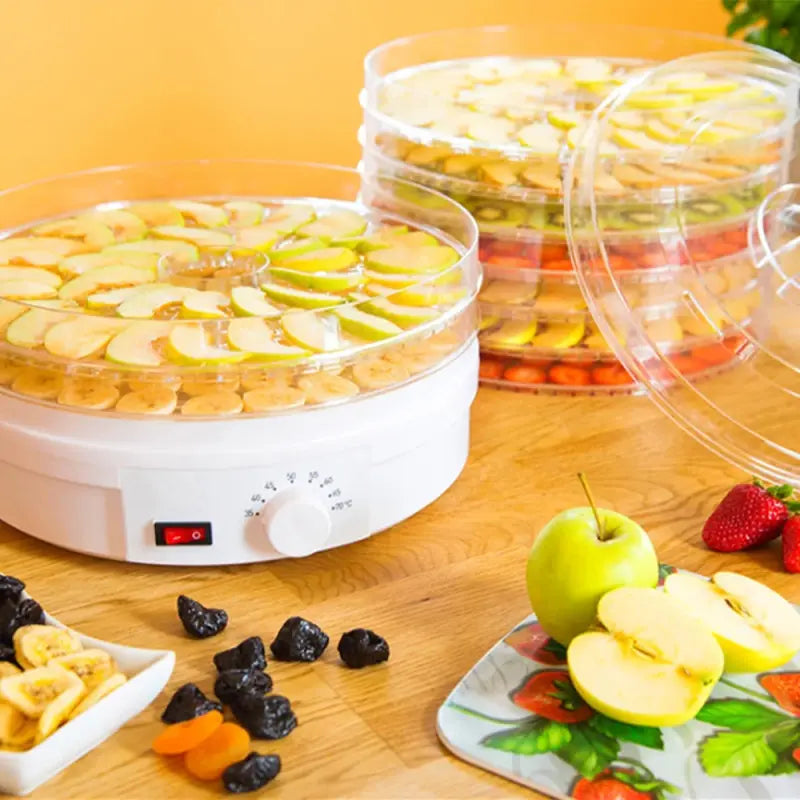 Garnish Digital Round Food Dehydrator | 5-Tray Electric Dehydrator for Fruits, Vegetables