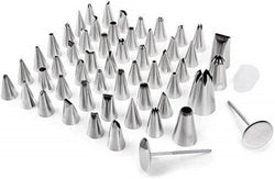 52 Pieces Decorative Pastry Nozzles Set – Stainless Steel Cake Decorating Tool