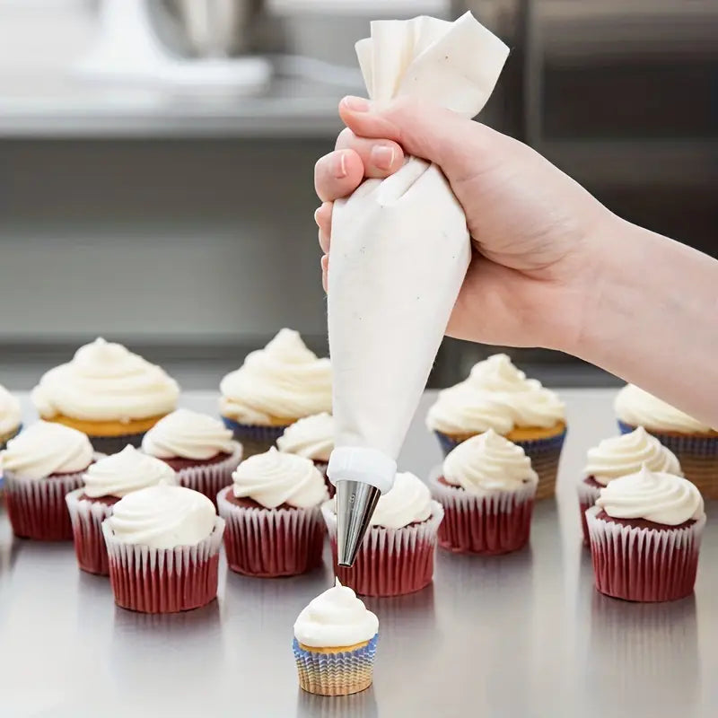 9 Pieces Decorative Pastry Nozzles Set – Stainless Steel Cake Decorating Tool