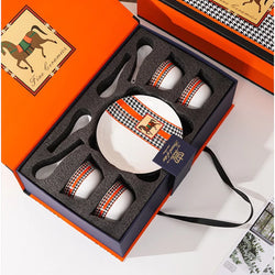 Hermes 10-Piece Dinner Set – Bowls, Spoons & Plates