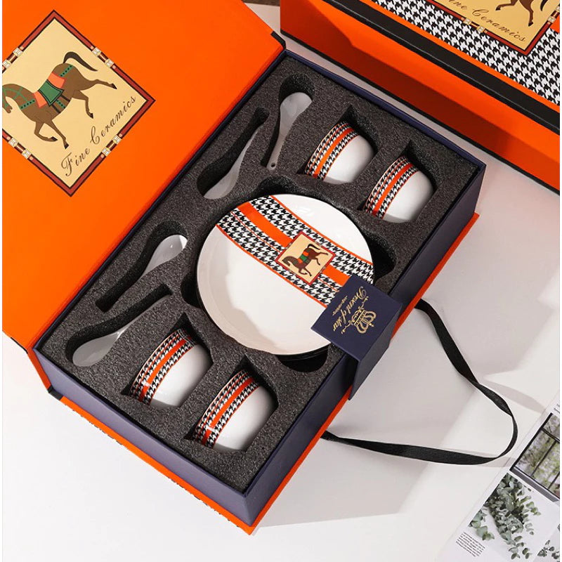 Hermes 10-Piece Dinner Set – Bowls, Spoons & Plates