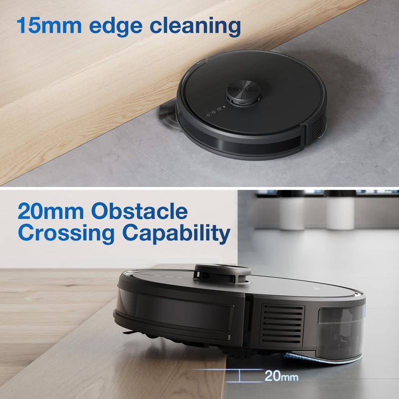 ProKitchen Smart 3-in-1 Robot Vacuum Cleaner | Vacuum + Sweep + Mop | WiFi & Voice Control | Auto Recharge | Gyro Navigation | 4400mAh Battery